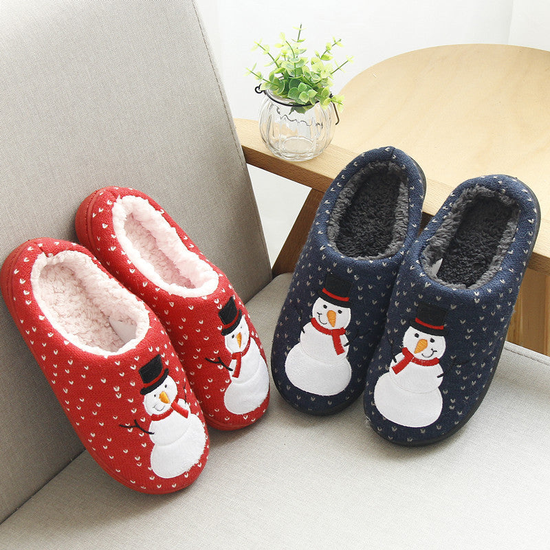 Snowman Cozy Slippers