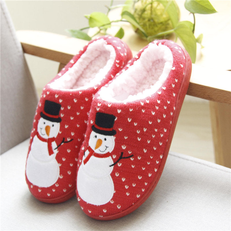 Snowman Cozy Slippers