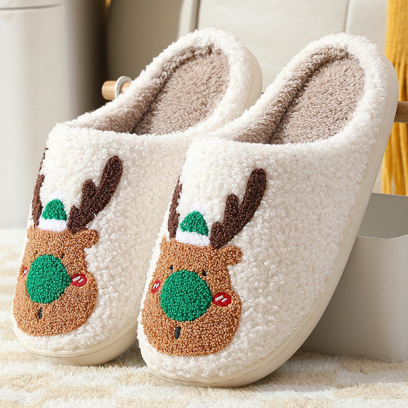 Reindeer Cozy Home Slippers