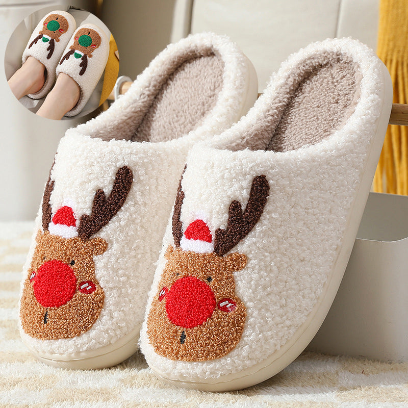 Reindeer Cozy Home Slippers